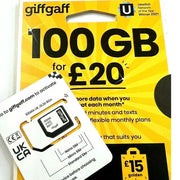 GiffGaff UK Sim Card in Pakistan