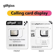 GiffGaff UK Sim Card in Pakistan
