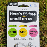 GiffGaff UK Sim Card in Pakistan