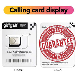 GiffGaff UK Sim Card in Pakistan