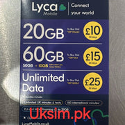 Lebara | Lyca | EE | Vodafone Sim Card Only For TikTok Live